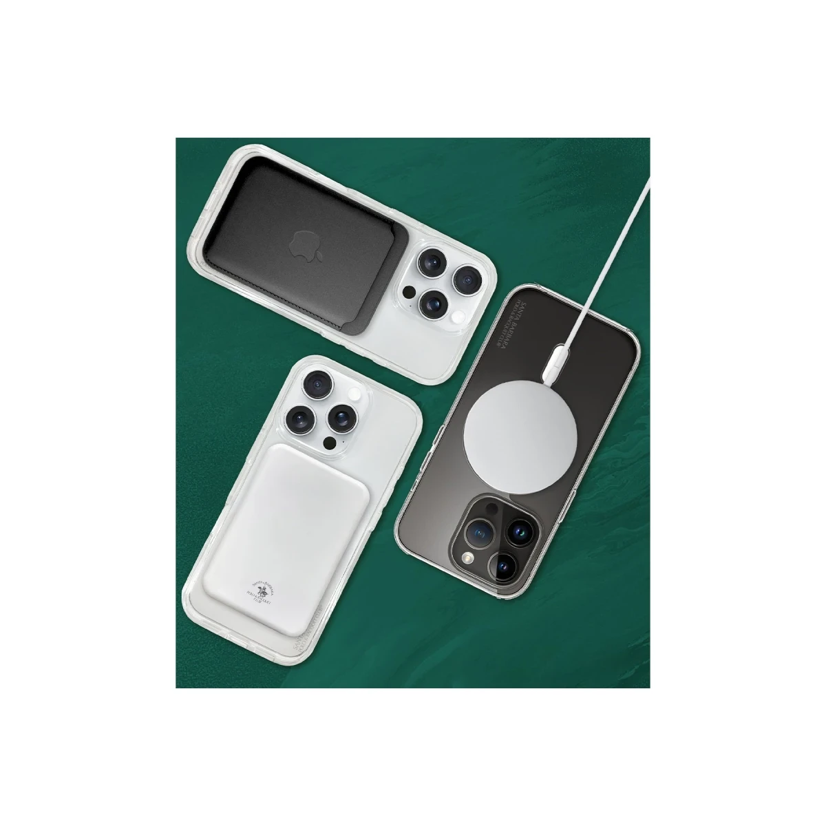 Santa Barbara Polo Racquet Club Apple iPhone 16 Pro Elroy Magsafe Kapak - Şeffaf