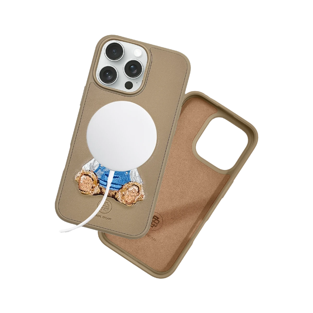 ZuckBear Apple iPhone 16 Pro Everley Magsafe Kapak - Gold