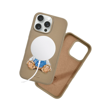 ZuckBear Apple iPhone 16 Pro Everley Magsafe Kapak - Gold