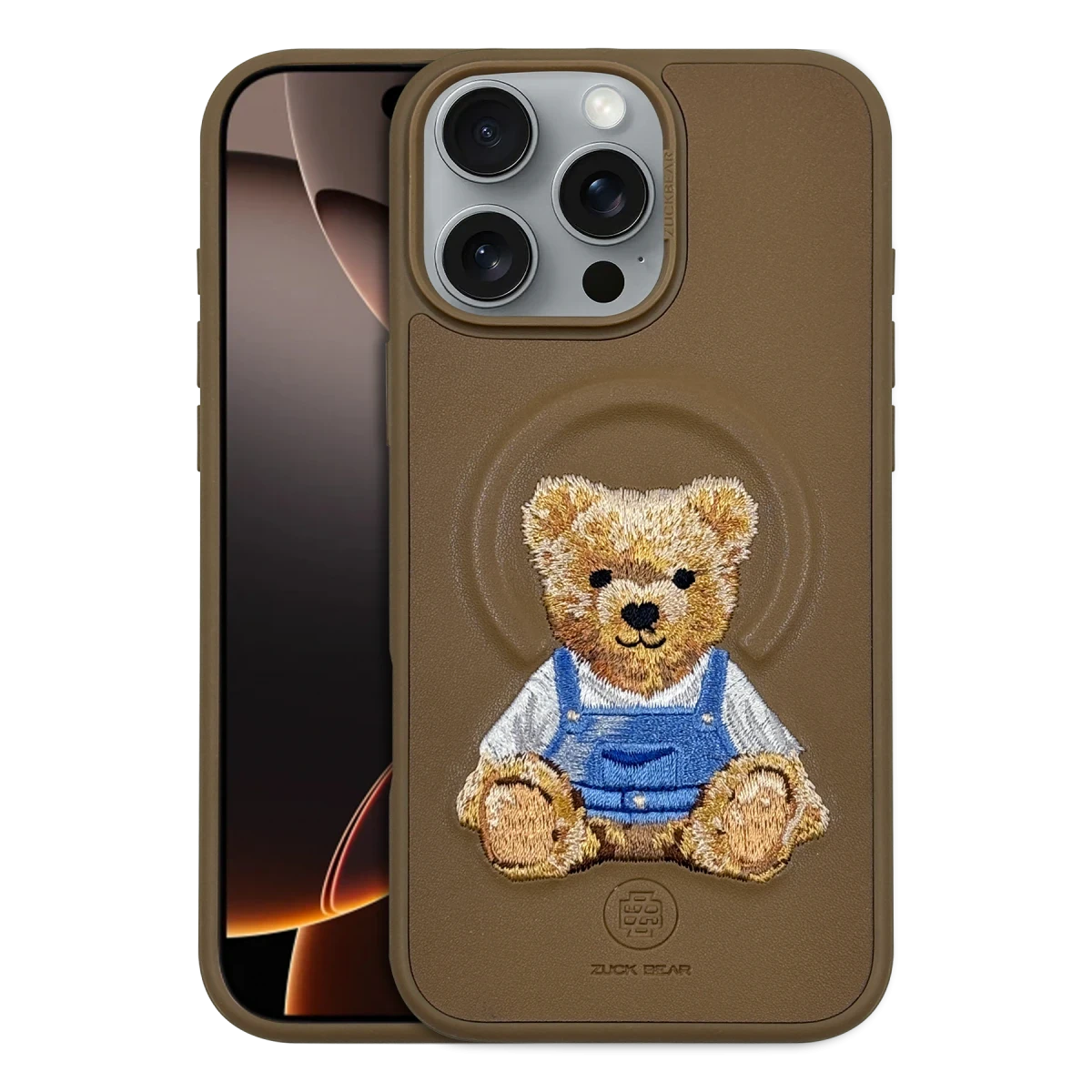 ZuckBear Apple iPhone 16 Pro Everley Magsafe Kapak - Gold
