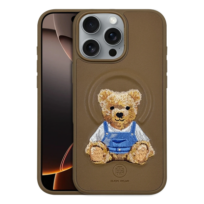 ZuckBear Apple iPhone 16 Pro Everley Magsafe Kapak - Gold