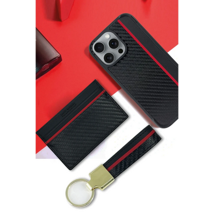 Santa Barbara Polo Racquet Club Apple iPhone 16 Pro Hazel Karbon Set Kapak - Siyah