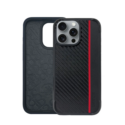 Santa Barbara Polo Racquet Club Apple iPhone 16 Pro Hazel Karbon Set Kapak - Siyah