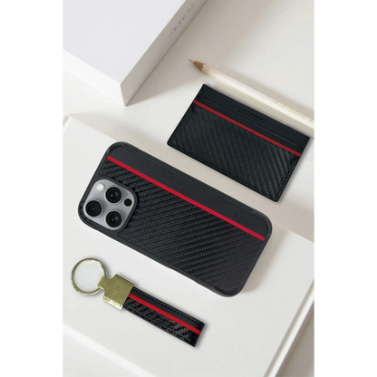 Santa Barbara Polo Racquet Club Apple iPhone 16 Pro Hazel Karbon Set Kapak - Siyah