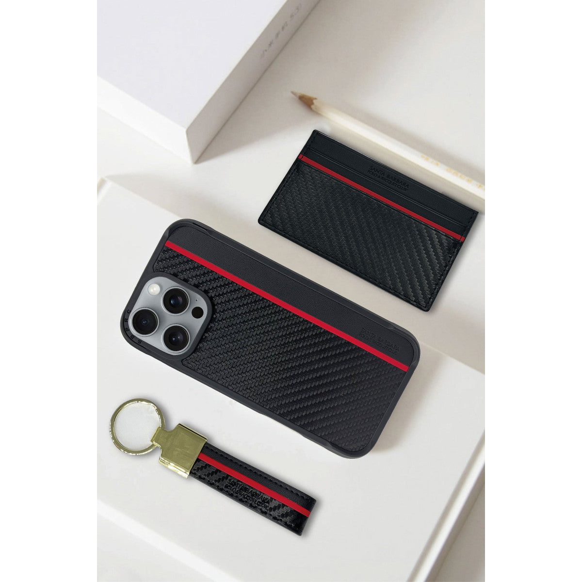 Santa Barbara Polo Racquet Club Apple iPhone 16 Pro Hazel Karbon Set Kapak