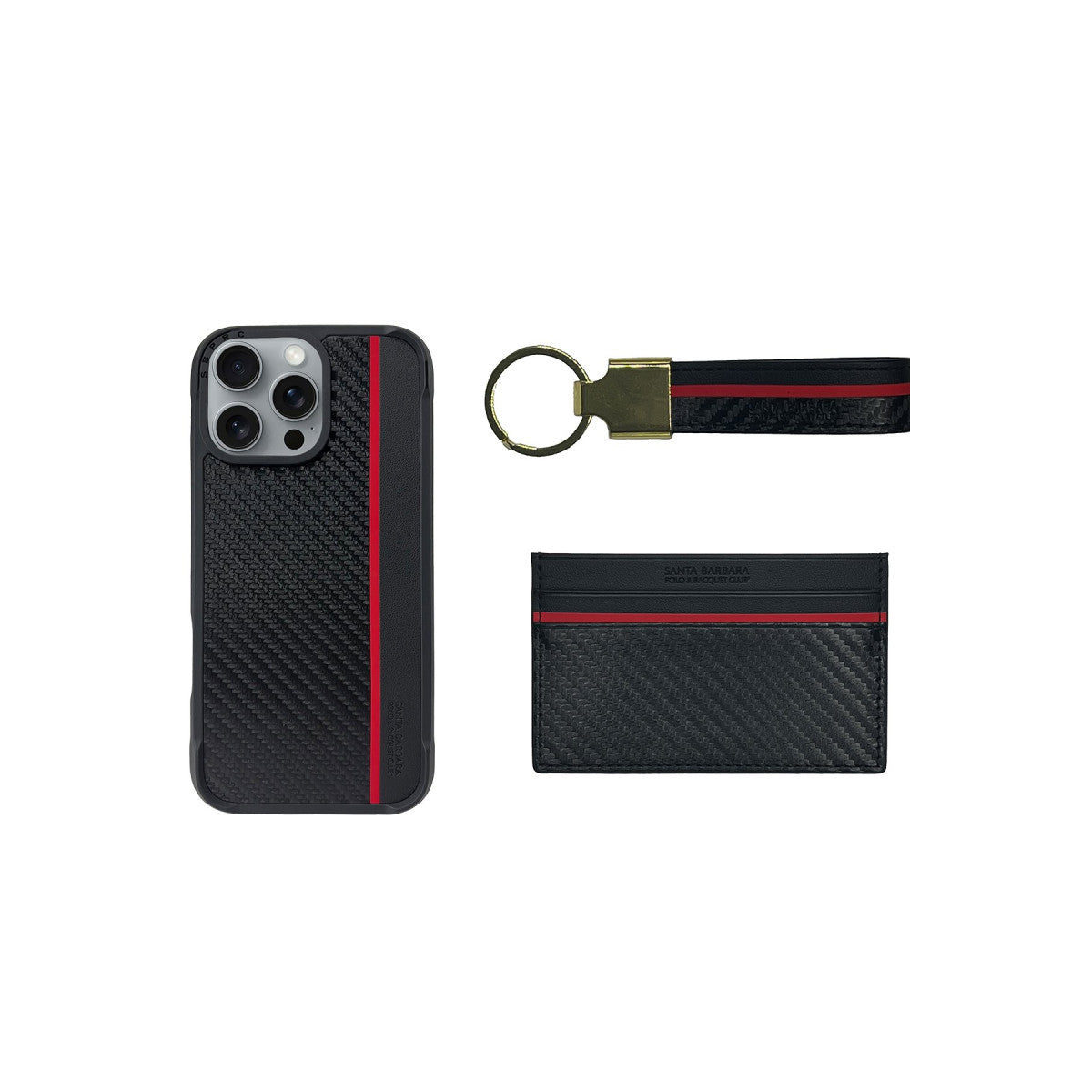 Santa Barbara Polo Racquet Club Apple iPhone 16 Pro Hazel Karbon Set Kapak