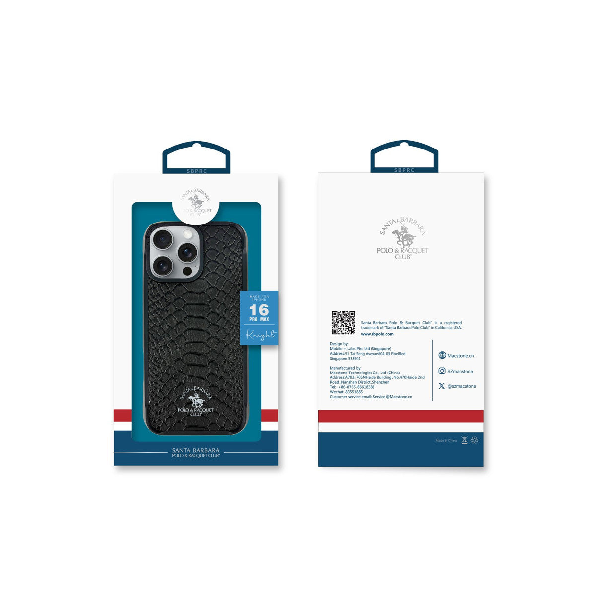 Santa Barbara Polo Racquet Club Apple iPhone 16 Pro Knight Deri Kapak