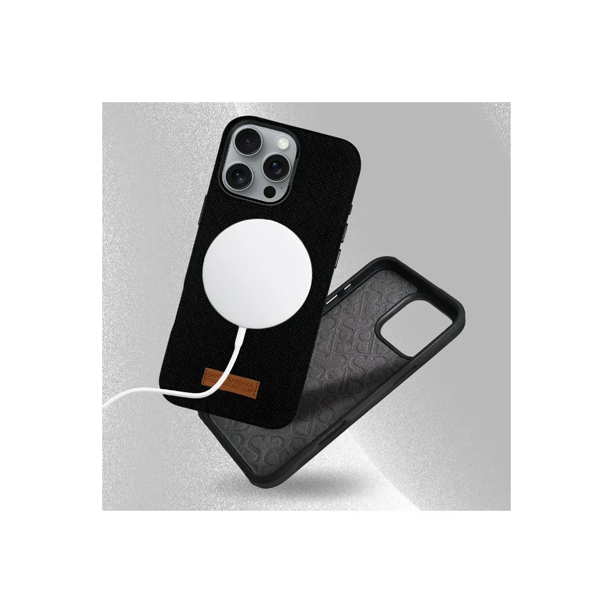 Santa Barbara Polo Racquet Club Apple iPhone 16 Pro Leonard Magsafe Kapak - Siyah