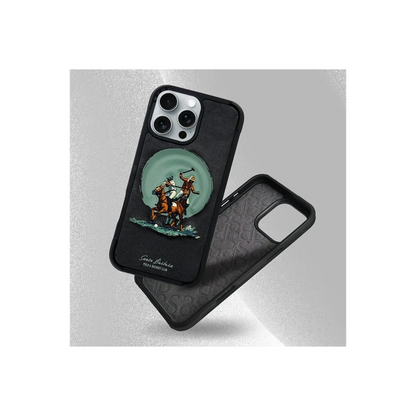 Santa Barbara Polo Racquet Club Apple iPhone 16 Pro Max Aubrey Magsafe Kapak - Titan Gri