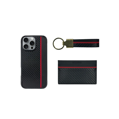 Santa Barbara Polo Racquet Club Apple iPhone 16 Pro Max Hazel Karbon Set Kapak - Siyah