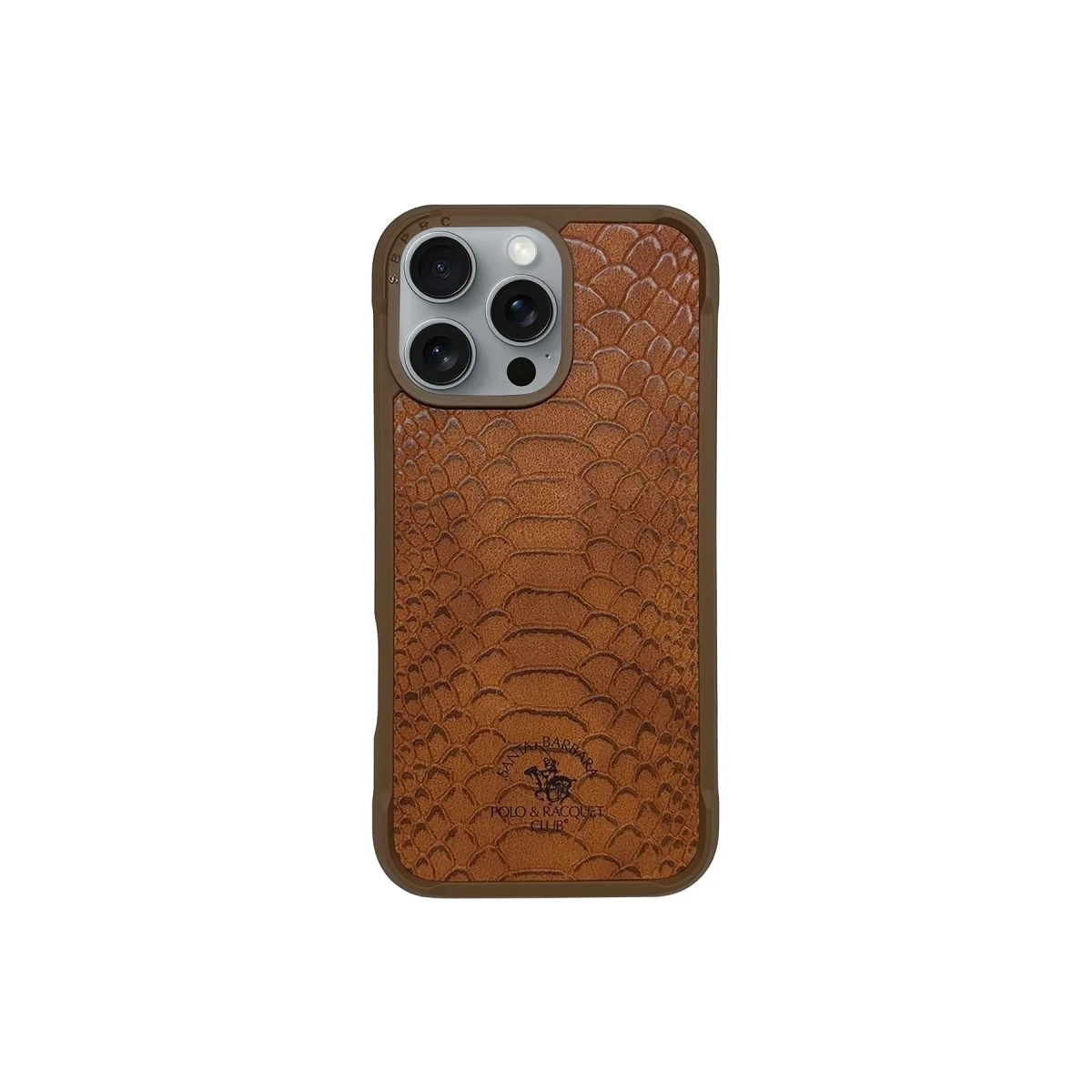 Santa Barbara Polo Racquet Club Apple iPhone 16 Pro Max Knight Deri Kapak - Kahverengi