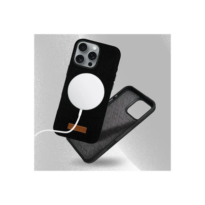 Santa Barbara Polo Racquet Club Apple iPhone 16 Pro Max Leonard Magsafe Kapak - Siyah