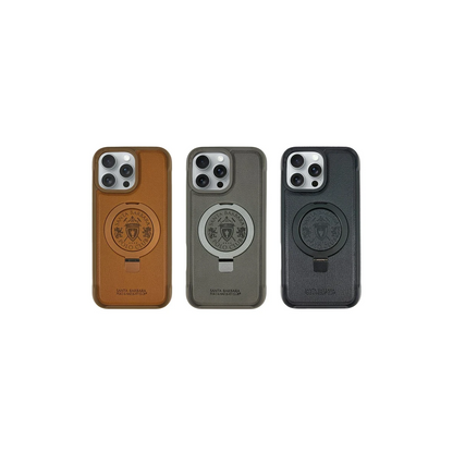 Santa Barbara Polo Racquet Club Apple iPhone 16 Pro Max Primo Magsafe Stand Kapak - Kahverengi