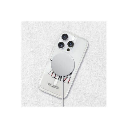 Santa Barbara Polo Racquet Club Apple iPhone 16 Pro Max Willie Şeffaf Magsafe Kapak - Morandi