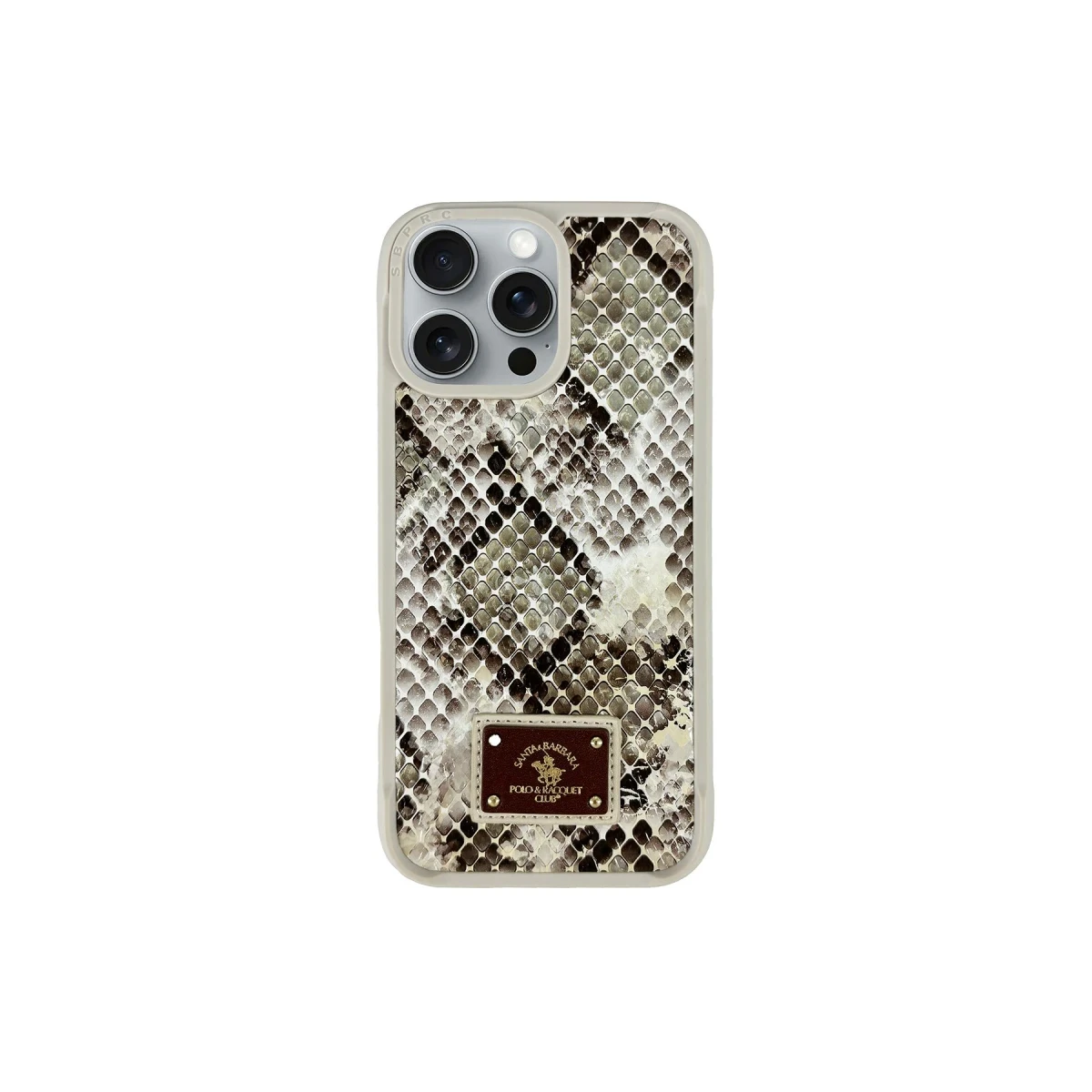 Santa Barbara Polo Racquet Club Apple iPhone 16 Pro Sagar Magsafe Kapak - Bej