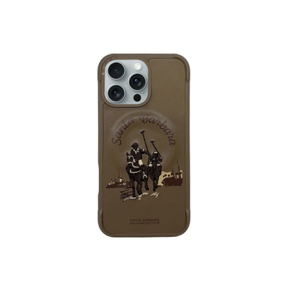 Santa Barbara Polo Racquet Club Apple iPhone 16 Pro Virgil Magsafe Kapak - Gold