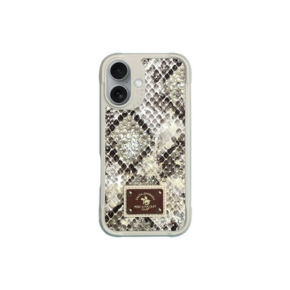 Santa Barbara Polo Racquet Club Apple iPhone 16 Sagar Magsafe Kapak - Bej