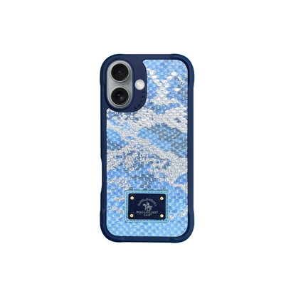 Santa Barbara Polo Racquet Club Apple iPhone 16 Sagar Magsafe Kapak - Lacivert