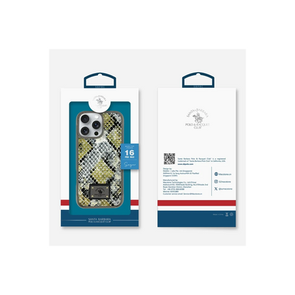 Santa Barbara Polo Racquet Club Apple iPhone 16 Sagar Magsafe Kapak - Titan Gri