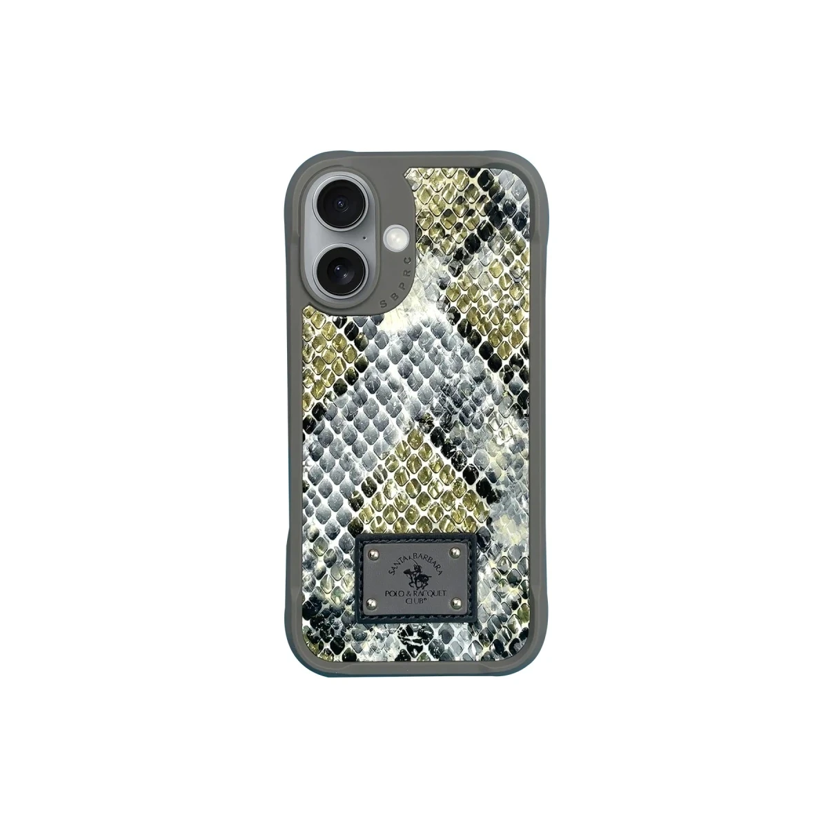 Santa Barbara Polo Racquet Club Apple iPhone 16 Sagar Magsafe Kapak - Titan Gri