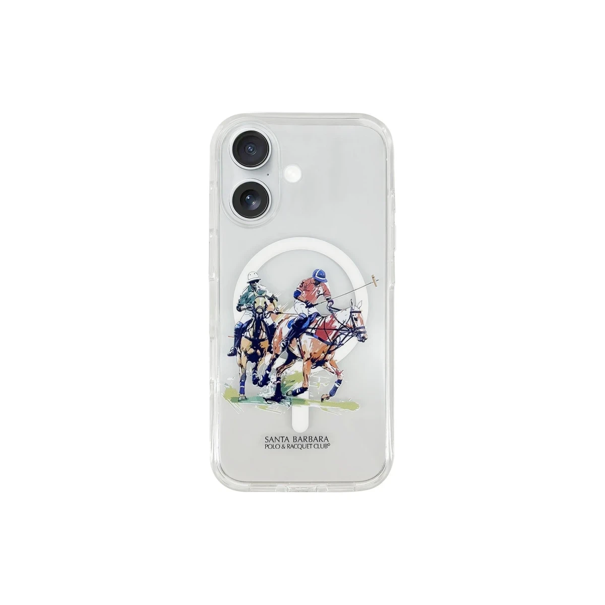 Santa Barbara Polo Racquet Club Apple iPhone 16 Willie Şeffaf Magsafe Kapak - Painting