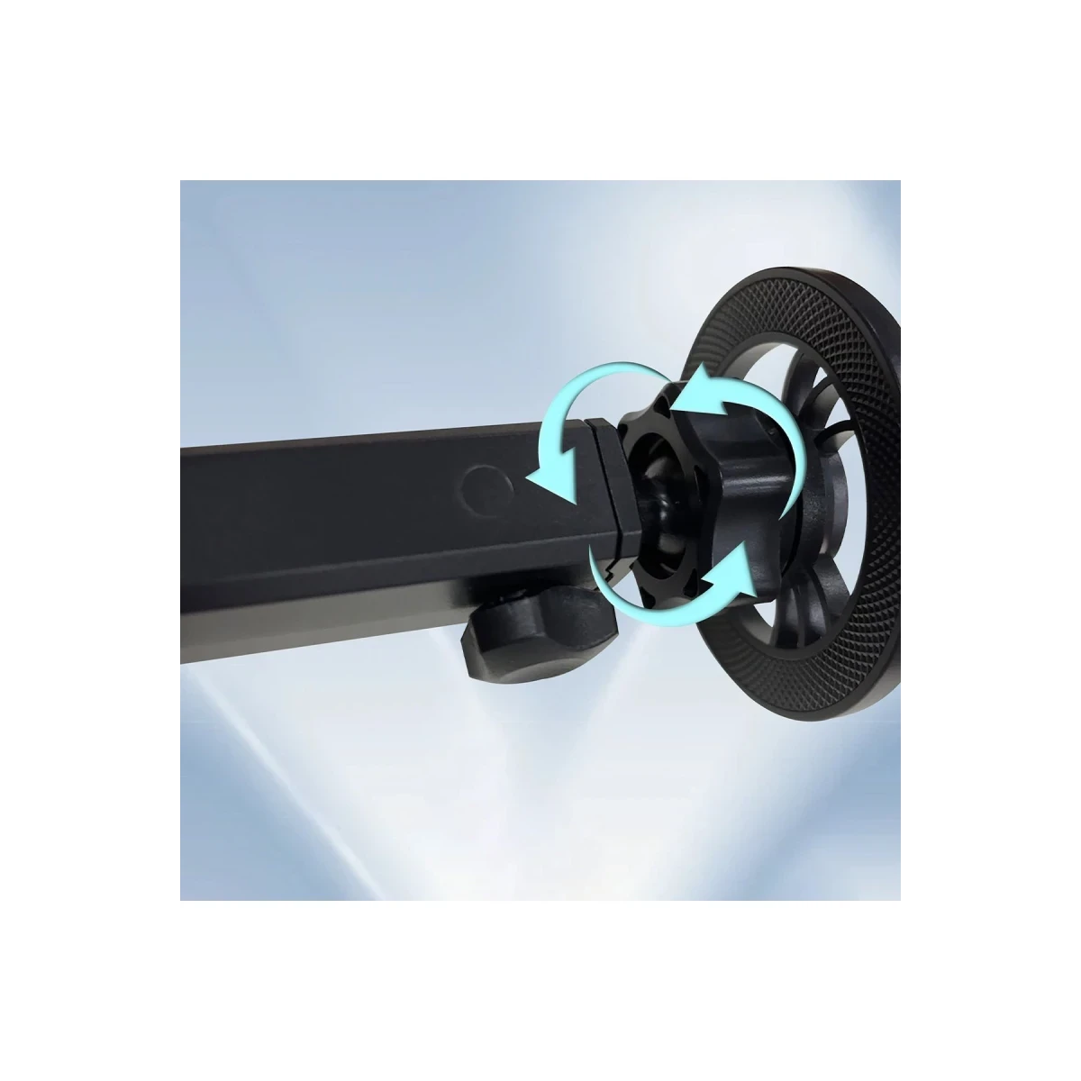 Santa Barbara Polo Racquet Club Moses 2in1 Izgara Klipsli ve Vantuzlu Manyetik Magsafe Araç Tutucu - Siyah