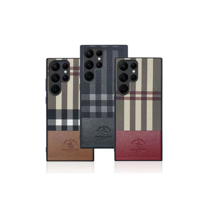 Santa Barbara Polo Racquet Club Samsung Galaxy S23 Plaid Kapak - Siyah