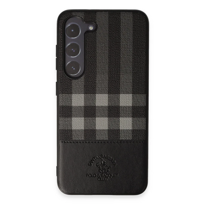 Santa Barbara Polo Racquet Club Samsung Galaxy S23 Plaid Kapak - Siyah
