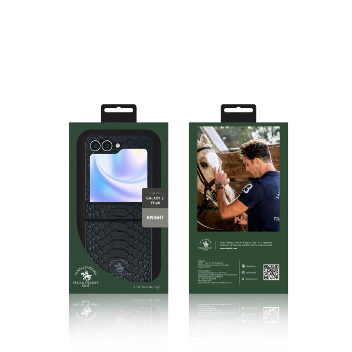 Santa Barbara Polo Racquet Club Samsung Galaxy Z Flip 6 Knight Deri Kapak