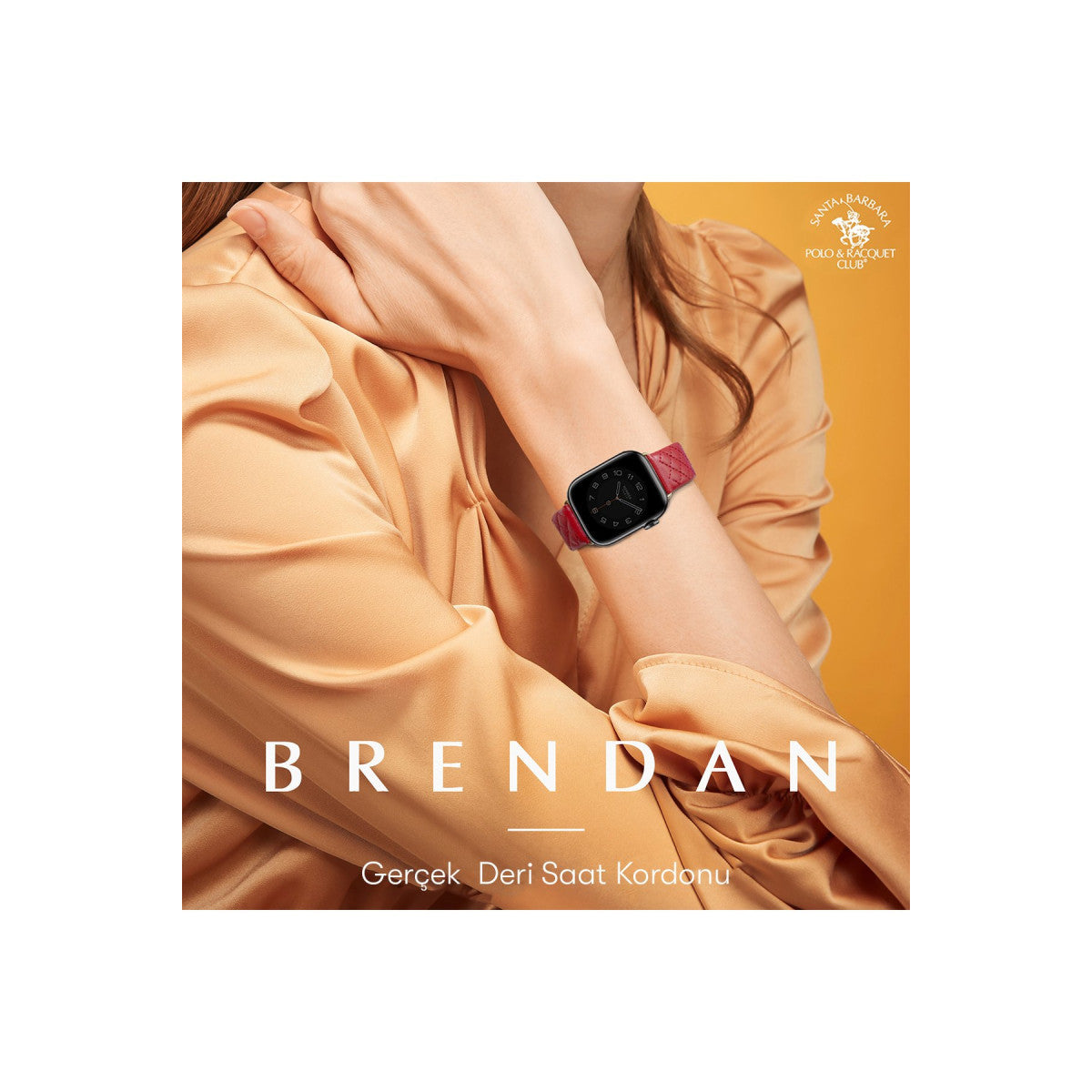 Santa Barbara Polo Racquet Club Apple Watch 45mm Brendan Deri Kordon