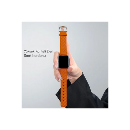 Santa Barbara Polo Racquet Club Apple Watch Ultra 49mm Brendan Deri Kordon - Kırmızı