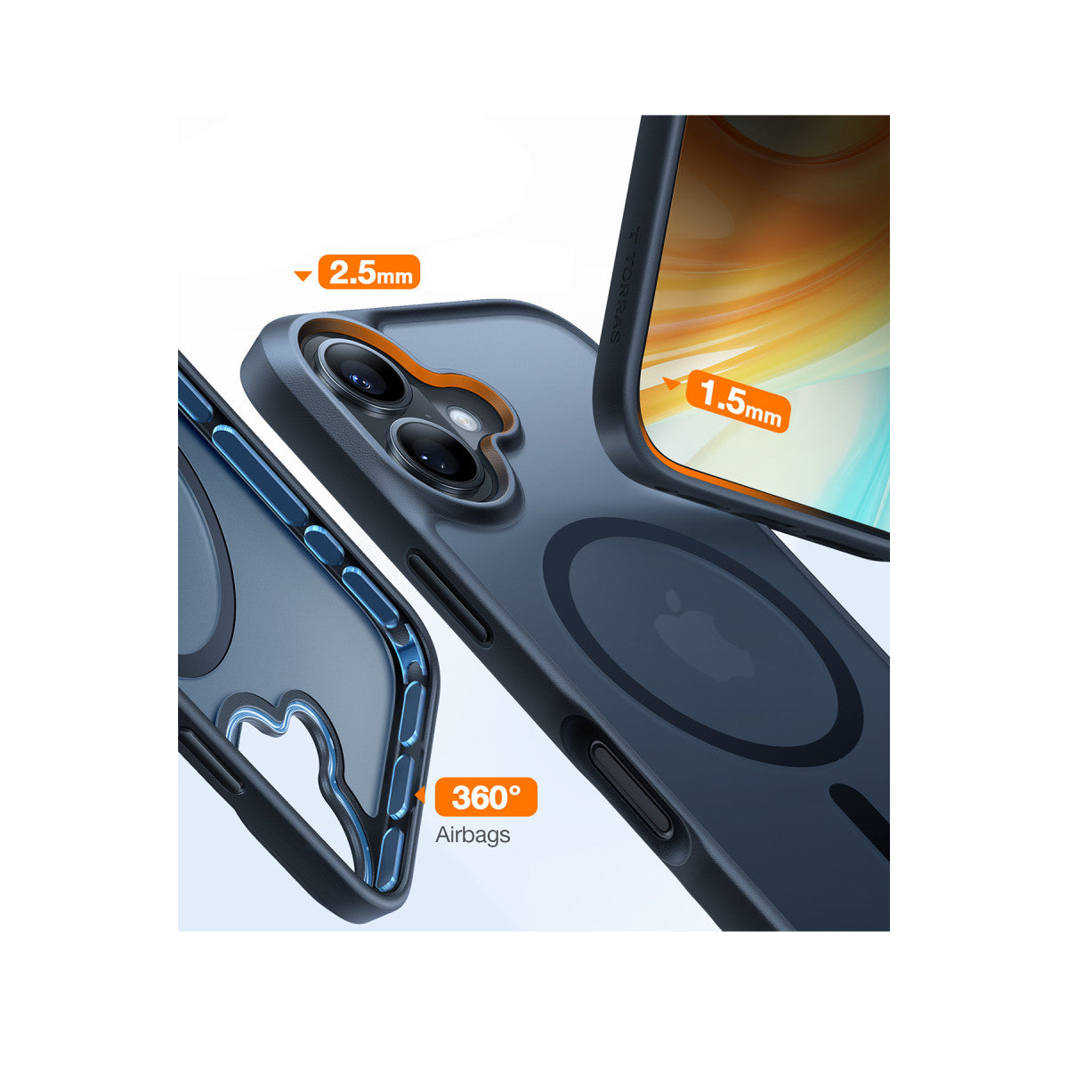 Torras Apple iPhone 16 Guardian Magsafe Kılıf