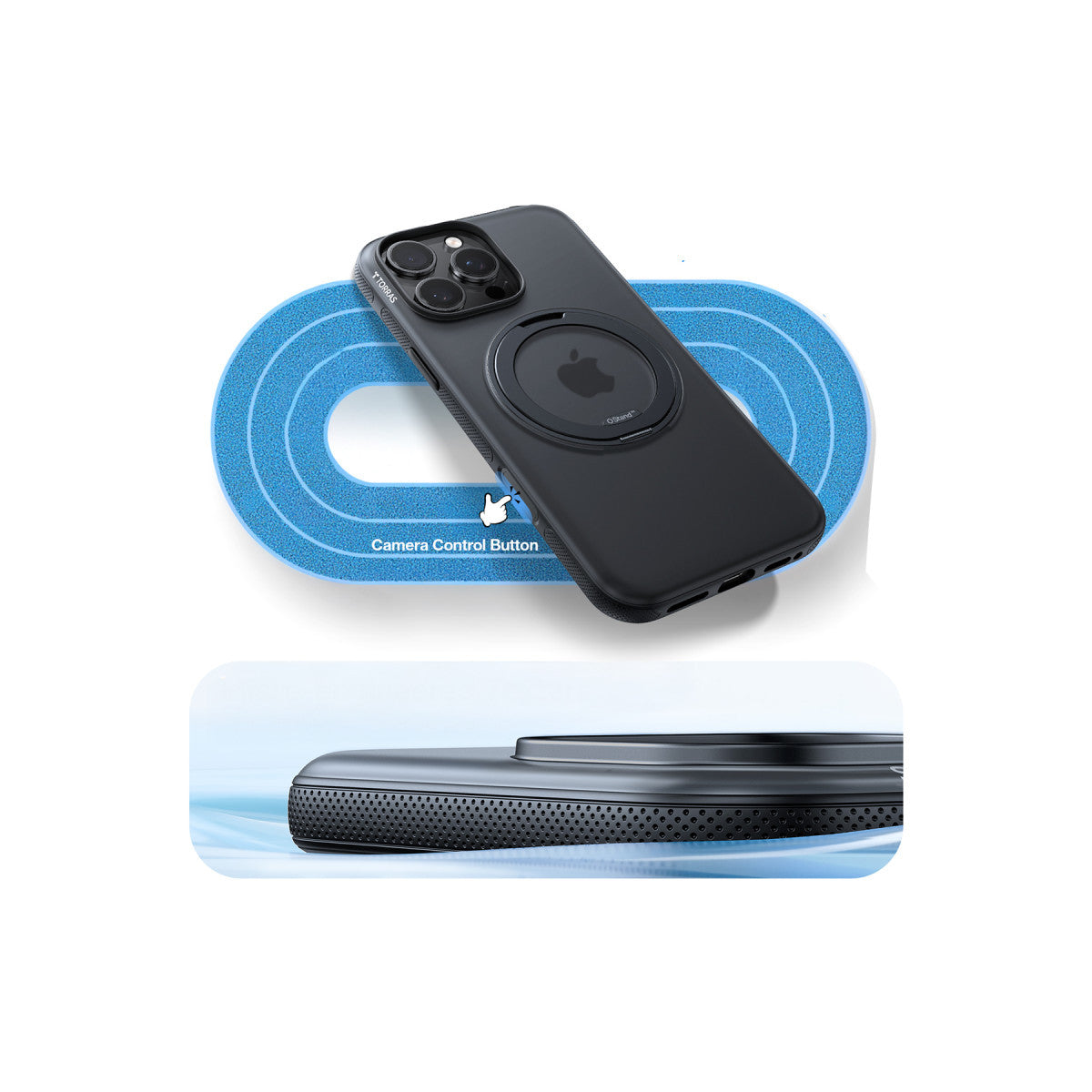 Torras Apple iPhone 16 Pro Max O Stand R Fitness Serisi Magsafe Kılıf