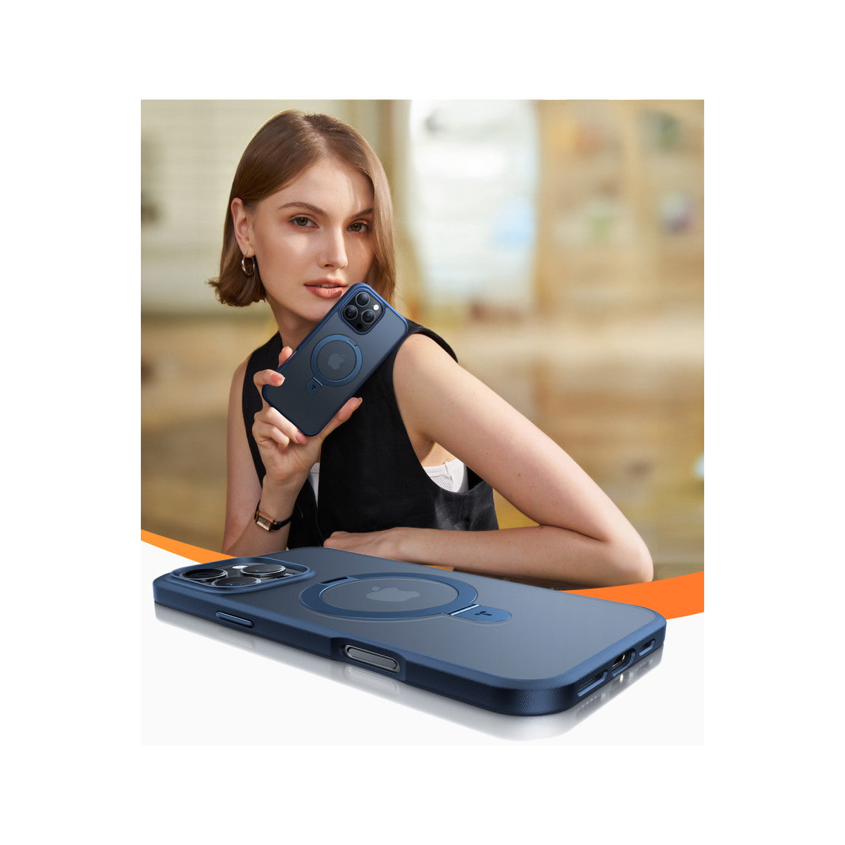 Torras Apple iPhone 16 Pro Max O Stand Serisi Magsafe Kılıf