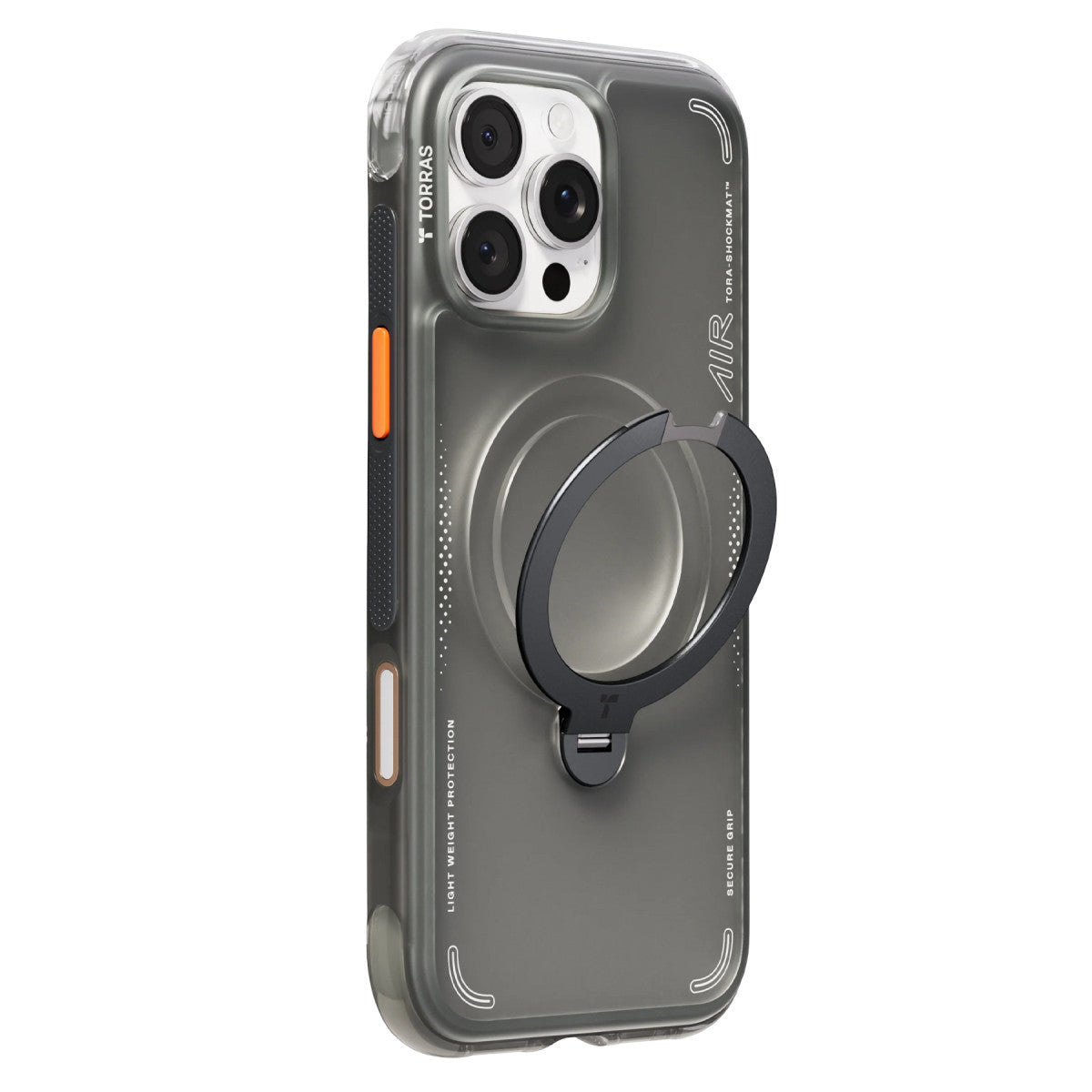 Torras Apple iPhone 16 Pro Max O Stand Spin Air Serisi Magsafe Kılıf