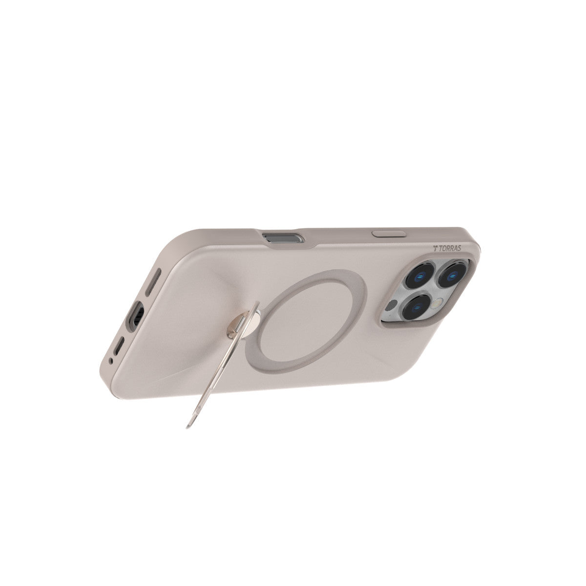 Torras Apple iPhone 16 Pro Max O Stand Spin Fusion Serisi PC Magsafe Kılıf