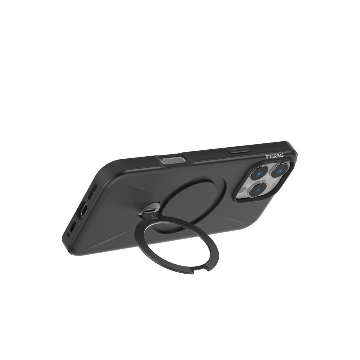 Torras Apple iPhone 16 Pro Max O Stand Spin Fusion Serisi PC Magsafe Kılıf