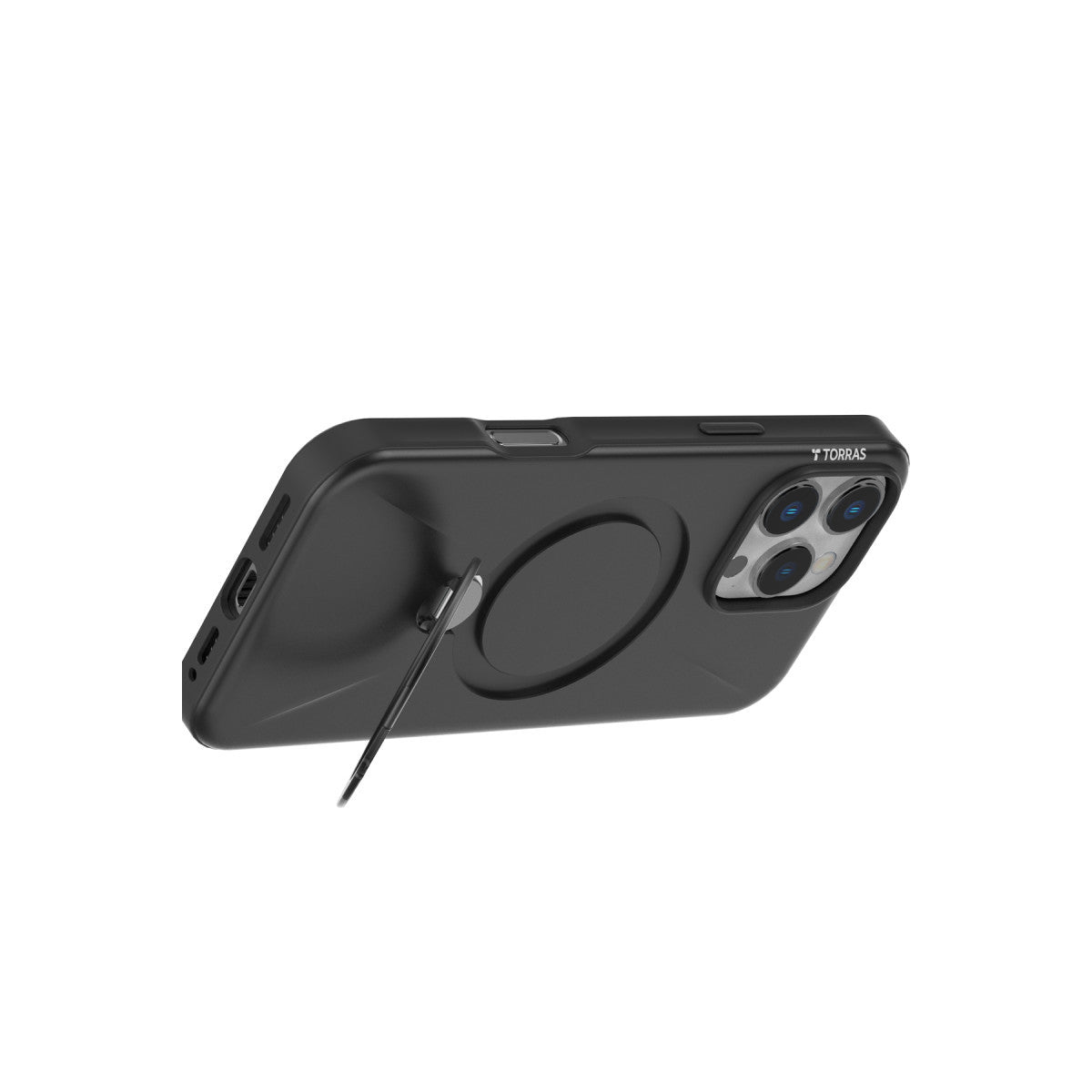 Torras Apple iPhone 16 Pro Max O Stand Spin Fusion Serisi PC Magsafe Kılıf