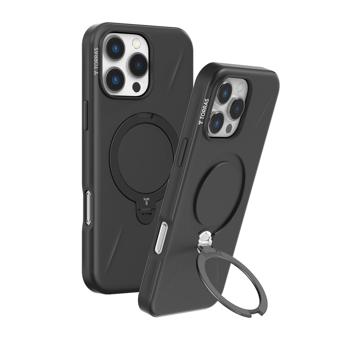 Torras Apple iPhone 16 Pro Max O Stand Spin Fusion Serisi PC Magsafe Kılıf