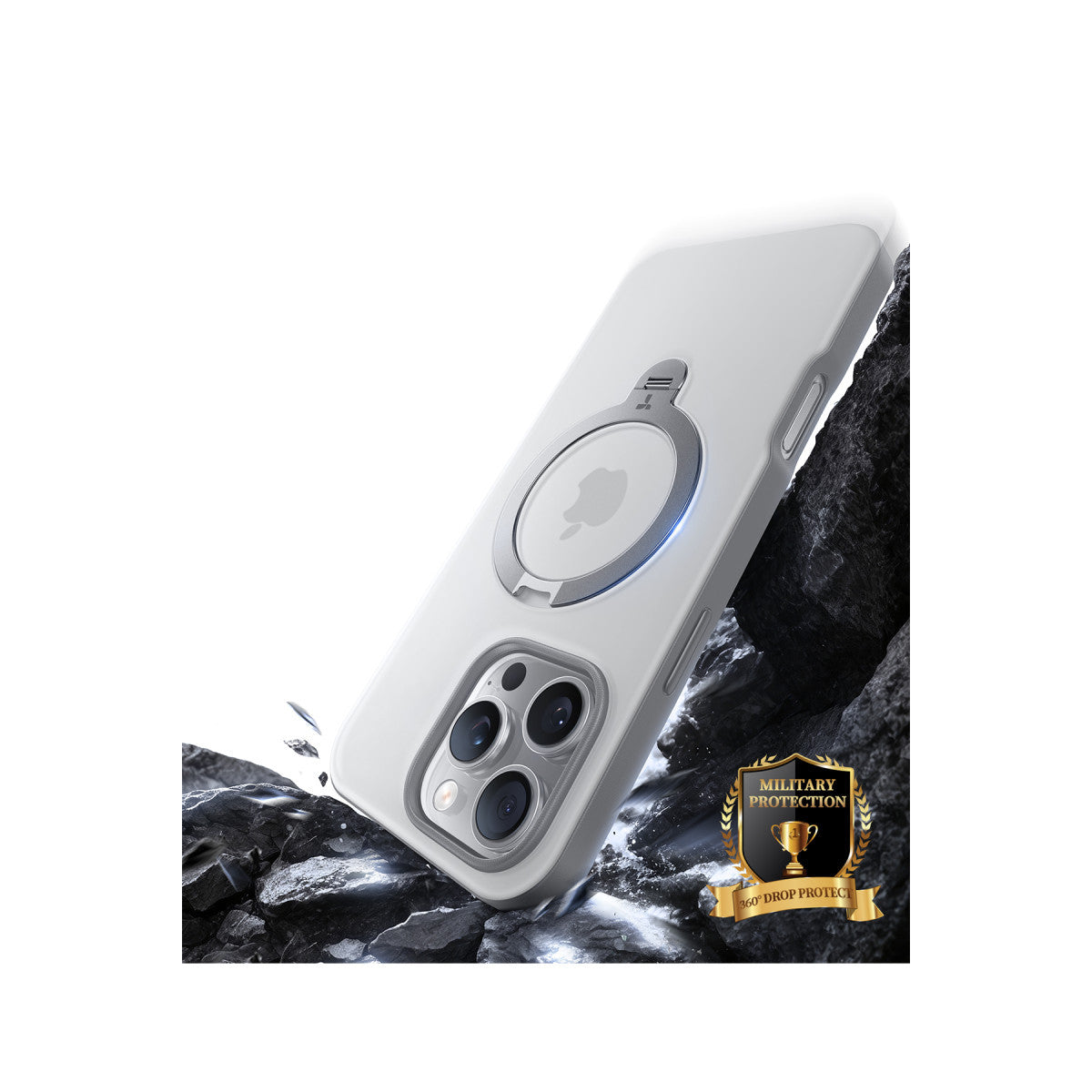 Torras Apple iPhone 16 Pro Max O Stand Spin Serisi Magsafe Kılıf