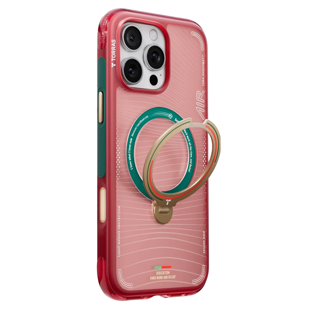 Torras Apple iPhone 16 Pro Max OStand Q3 Air World Cup Serisi Magsafe Kılıf
