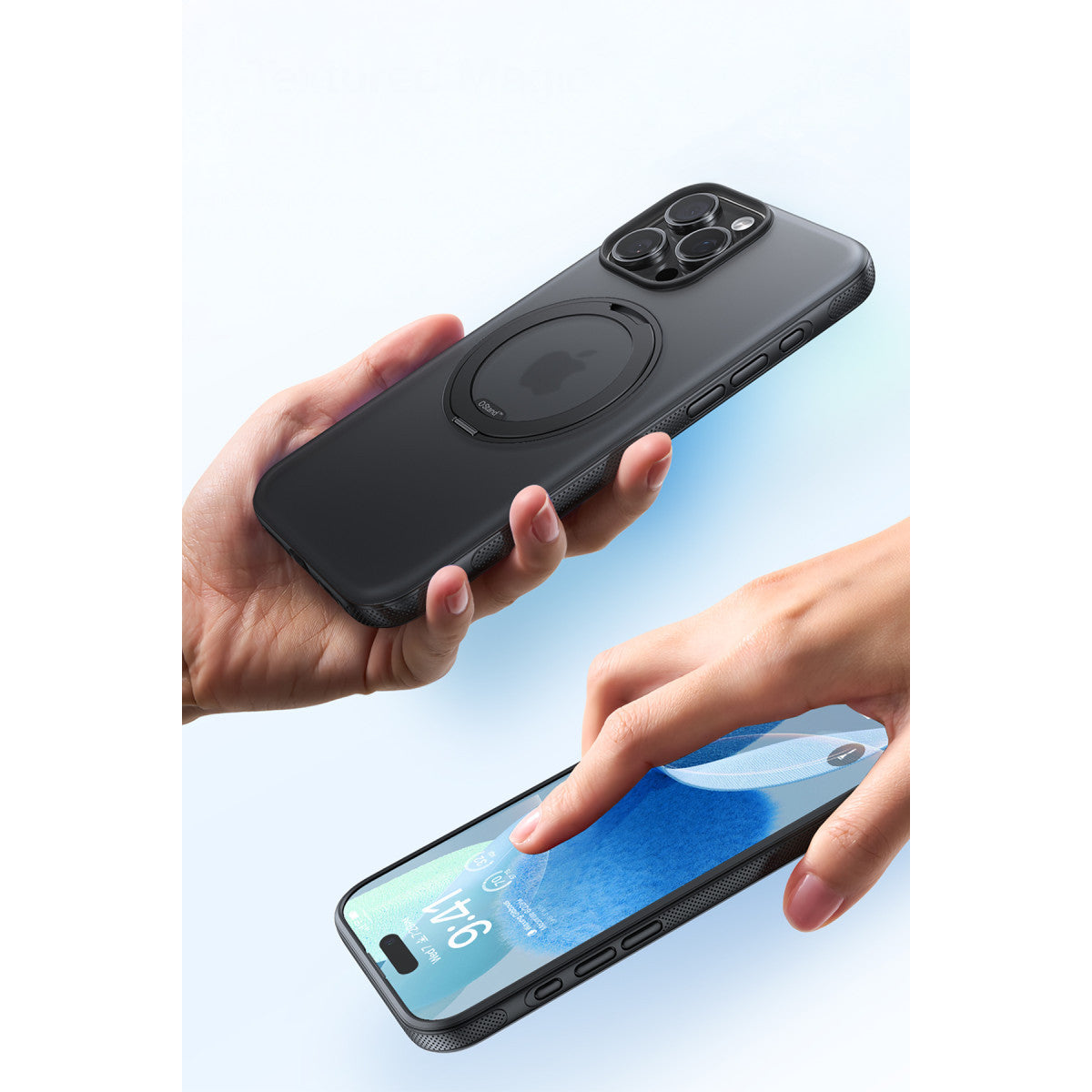 Torras Apple iPhone 16 Pro O Stand R Fitness Serisi Magsafe Kılıf