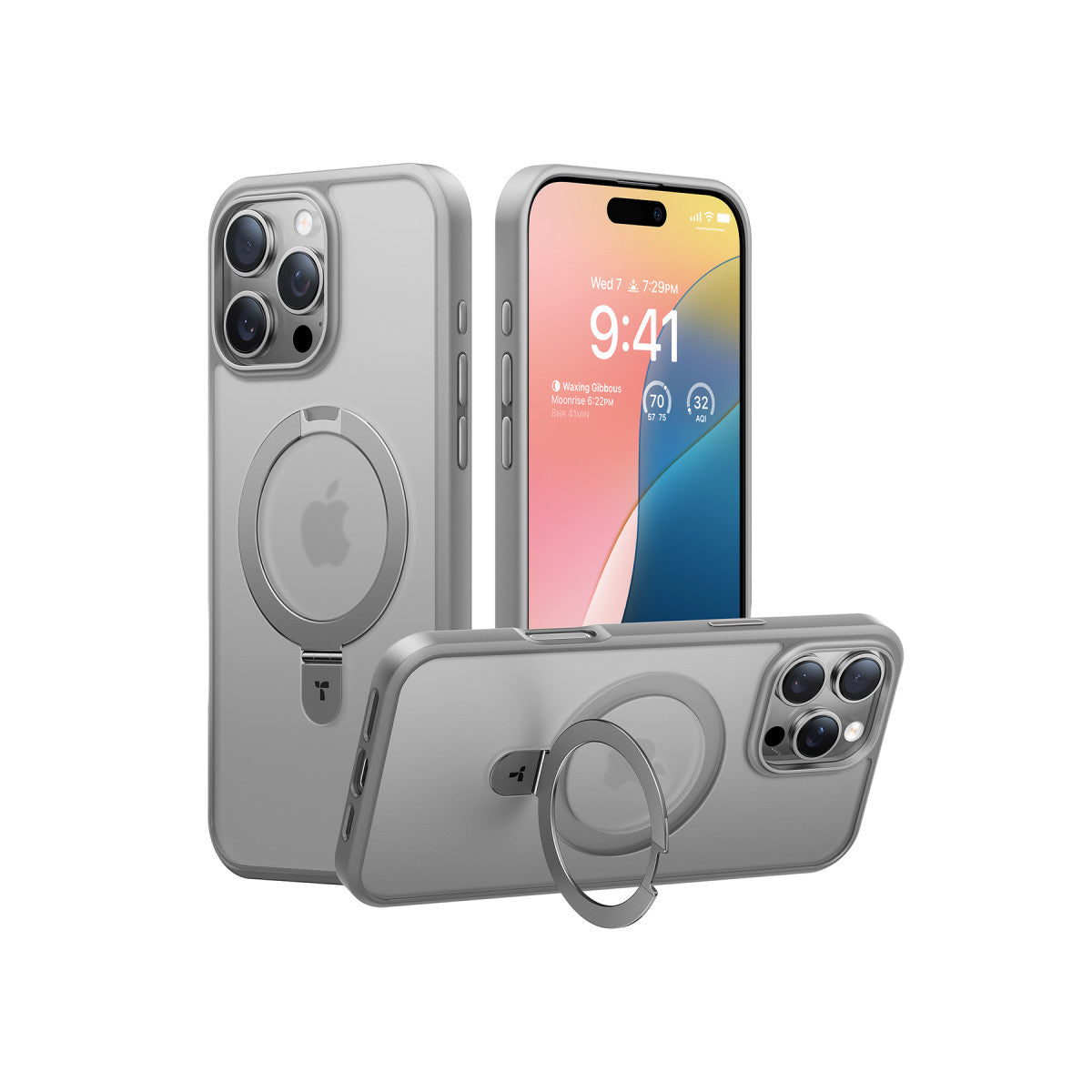 Torras Apple iPhone 16 Pro O Stand Serisi Magsafe Kılıf