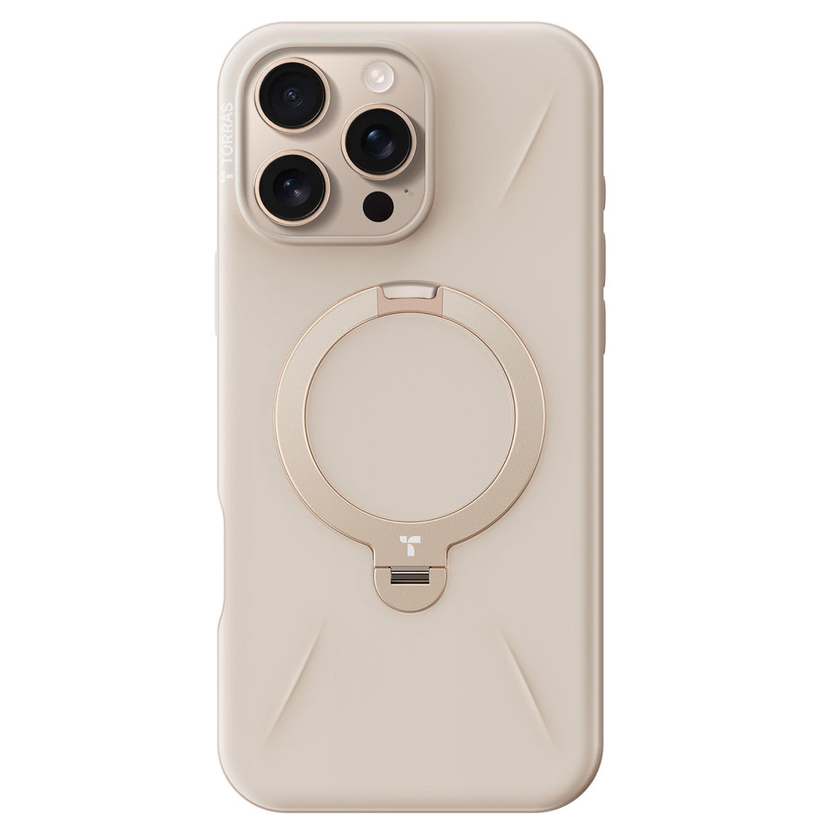 Torras Apple iPhone 16 Pro O Stand Spin Fusion Serisi PC Magsafe Kılıf