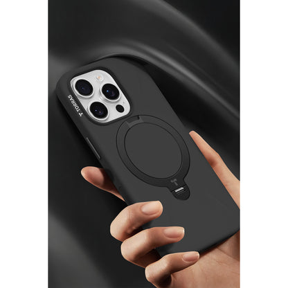 Torras Apple iPhone 16 Pro O Stand Spin Silicone Serisi Magsafe Kılıf