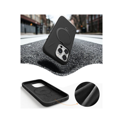 Torras Apple iPhone 16 Pro O Stand Spin Silicone Serisi Magsafe Kılıf