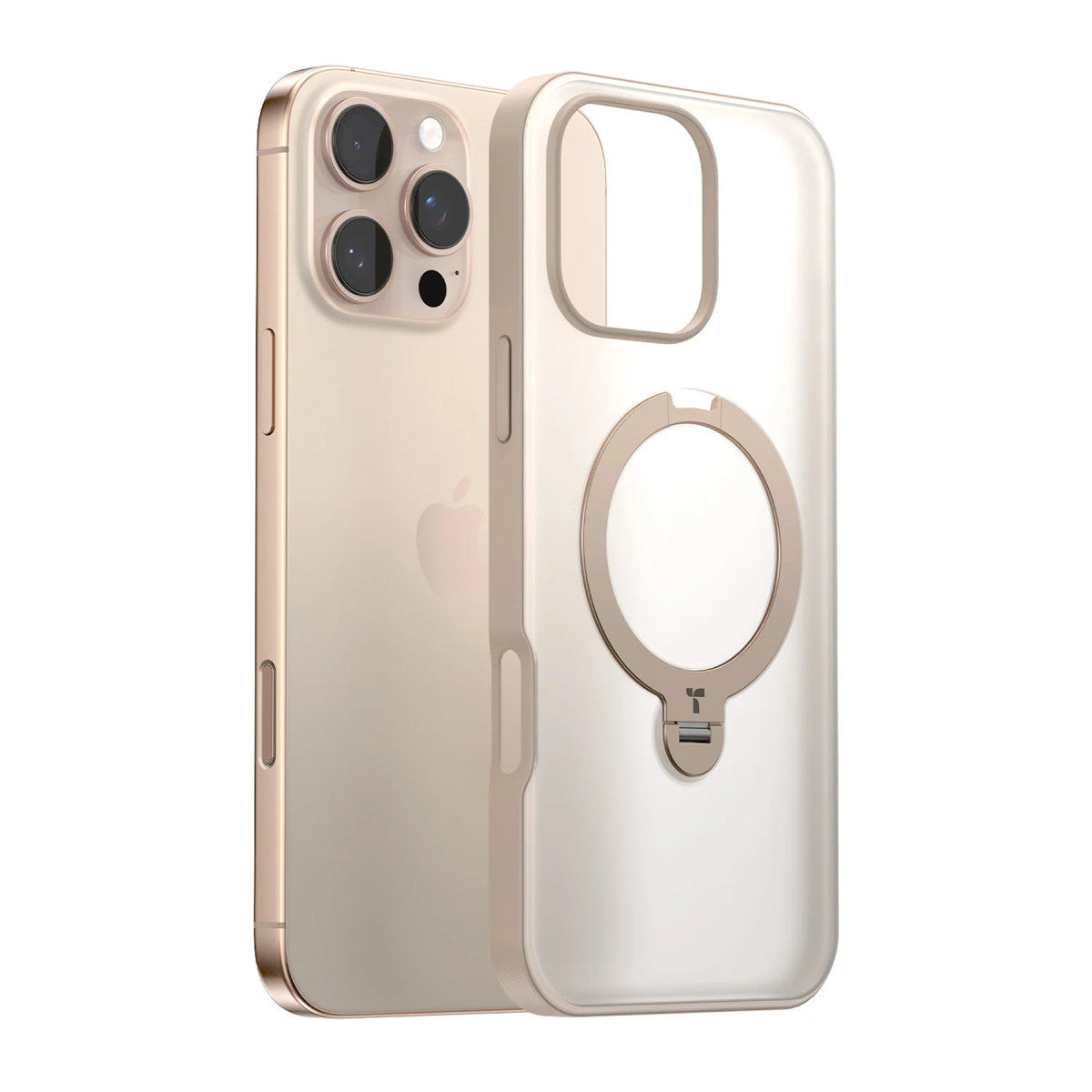 Torras Apple iPhone 16 Pro O Stand Spin Serisi Magsafe Kılıf