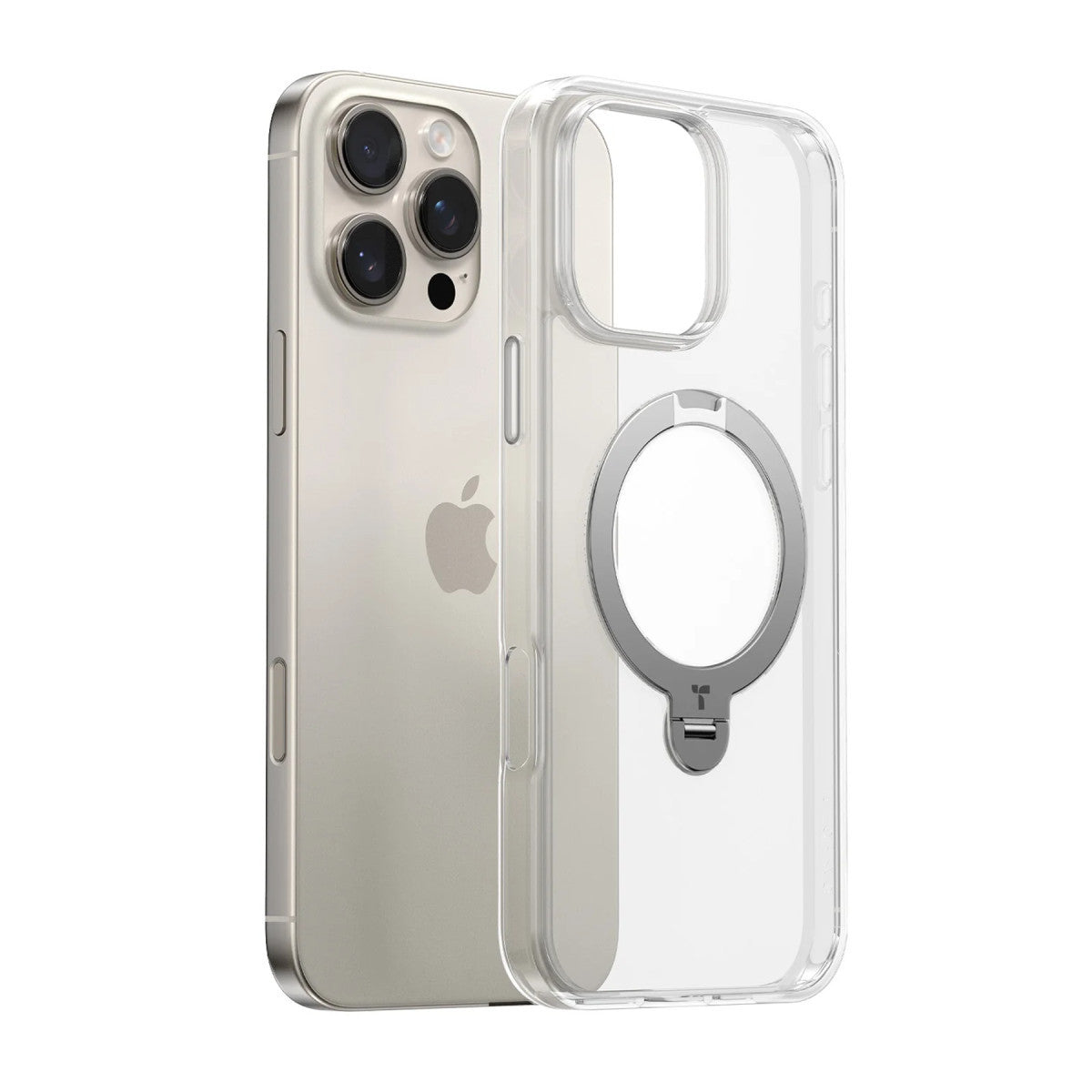 Torras Apple iPhone 16 Pro O Stand Spin Serisi Magsafe Kılıf