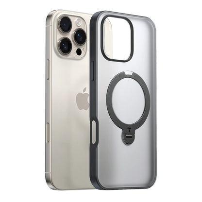 Torras Apple iPhone 16 Pro O Stand Spin Serisi Magsafe Kılıf