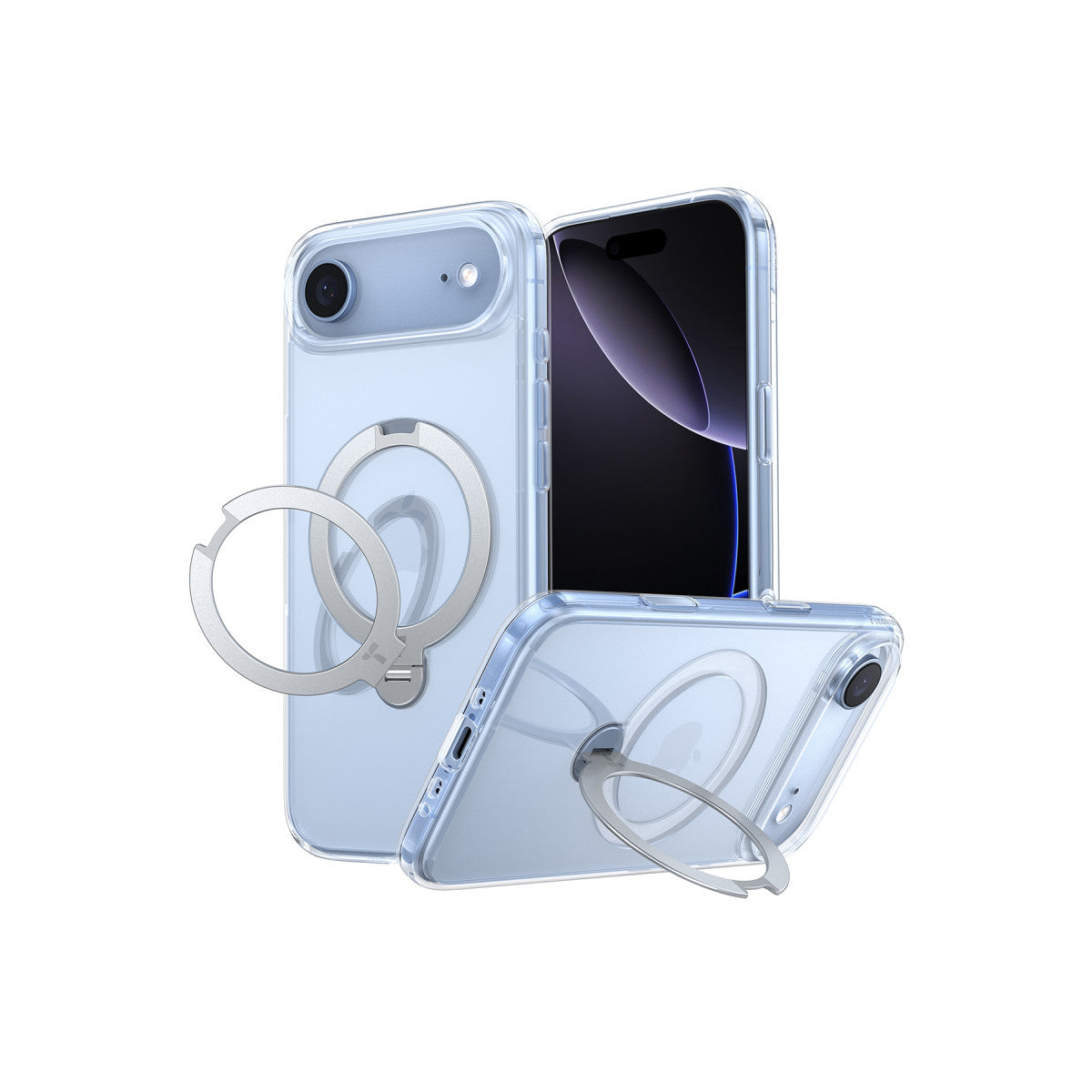 Torras Apple iPhone 17 Air O Stand Spin Serisi Magsafe Kılıf